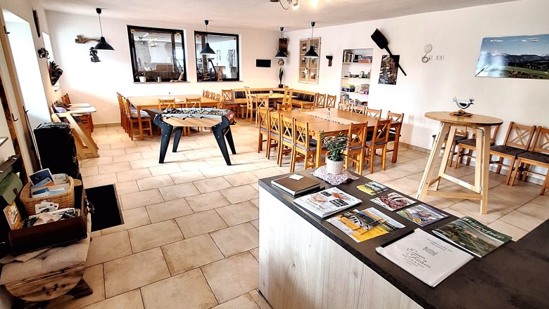 Aufenthaltsraum am Bauernhof Ötscherblick, © Familie Winter Aufenthaltsraum am Bauernhof Ötscherblick, © Familie Winter