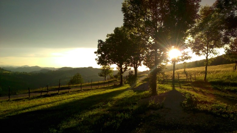 Abendsonne, © Familie Winter Abendsonne, © Familie Winter