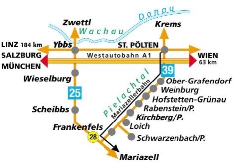 Verkehrsspinne Pielachtal, © Mostviertel Tourismus